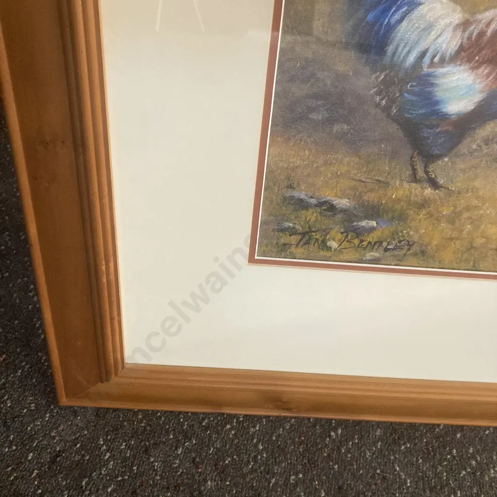 Friends & Family by Jan Bentley, Glazed Wooden Frame, 78 x 91cm Image 1++