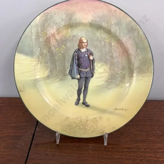 Royal Doulton Shakespearean Seriesware Hamlet Plate, 1912-28, 20.5cm