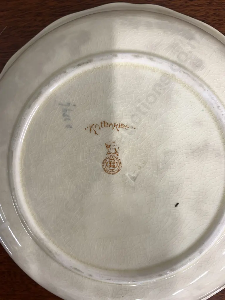 Royal Doulton Shakespearean Seriesware Katharine Bowl D3596, 1912-28, 5.5 x 24cm Image 1++