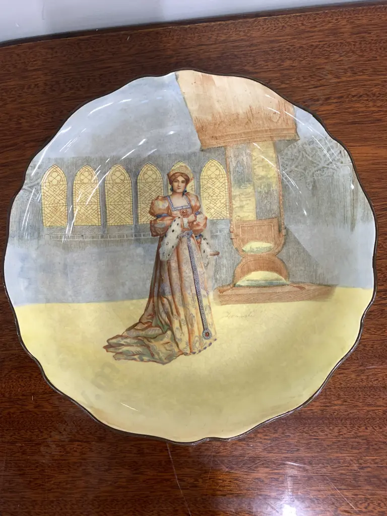 Royal Doulton Shakespearean Seriesware Katharine Bowl D3596, 1912-28, 5.5 x 24cm Image 1++