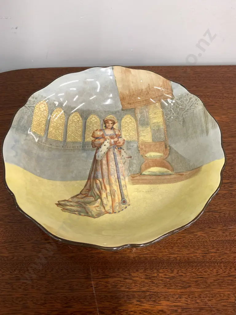 Royal Doulton Shakespearean Seriesware Katharine Bowl D3596, 1912-28, 5.5 x 24cm Image 1++