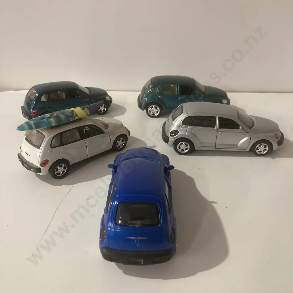 Lot of 5 Diecast Chrysler PT Cruisers Image 1++