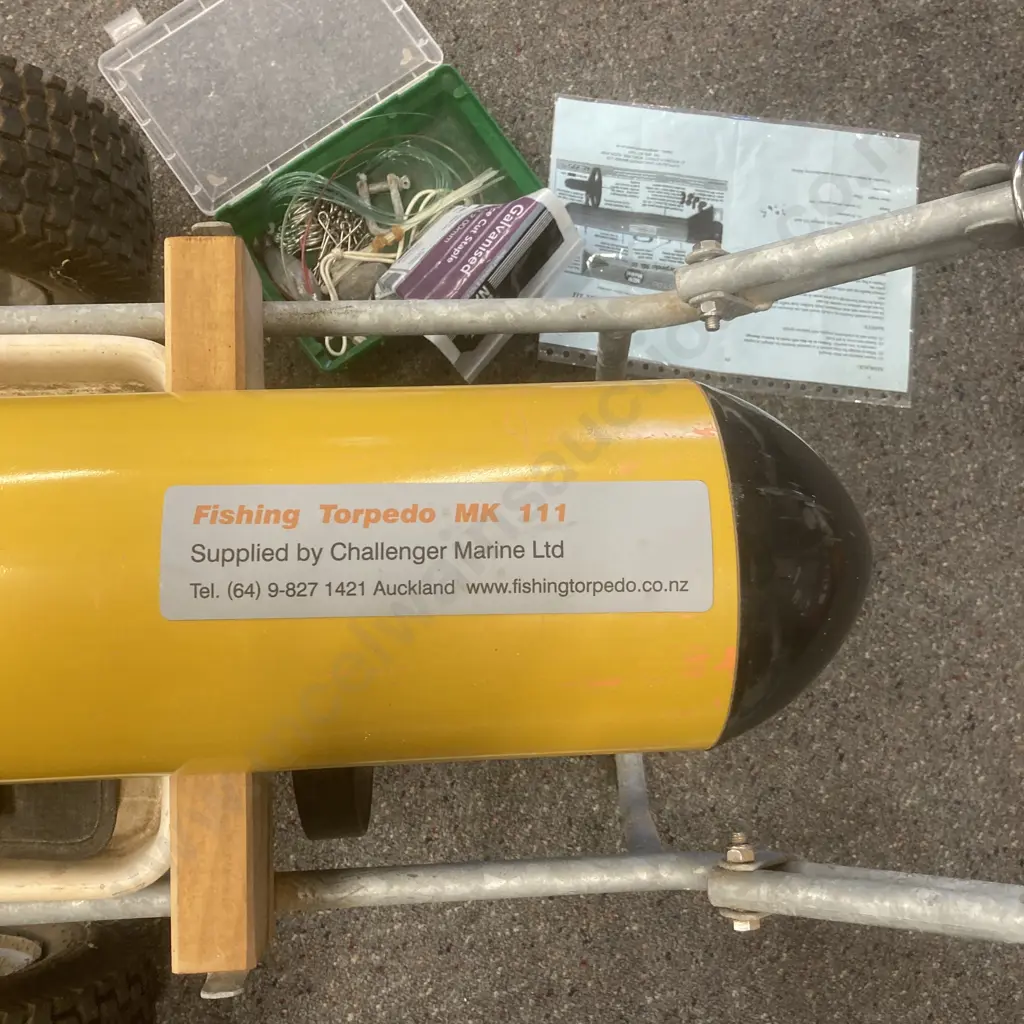 Kontiki - Challenger Fishing Torpedo MKIII (2018) New Batteries May 2022, Instructions, Heaps Of Spares Etc Image 1++