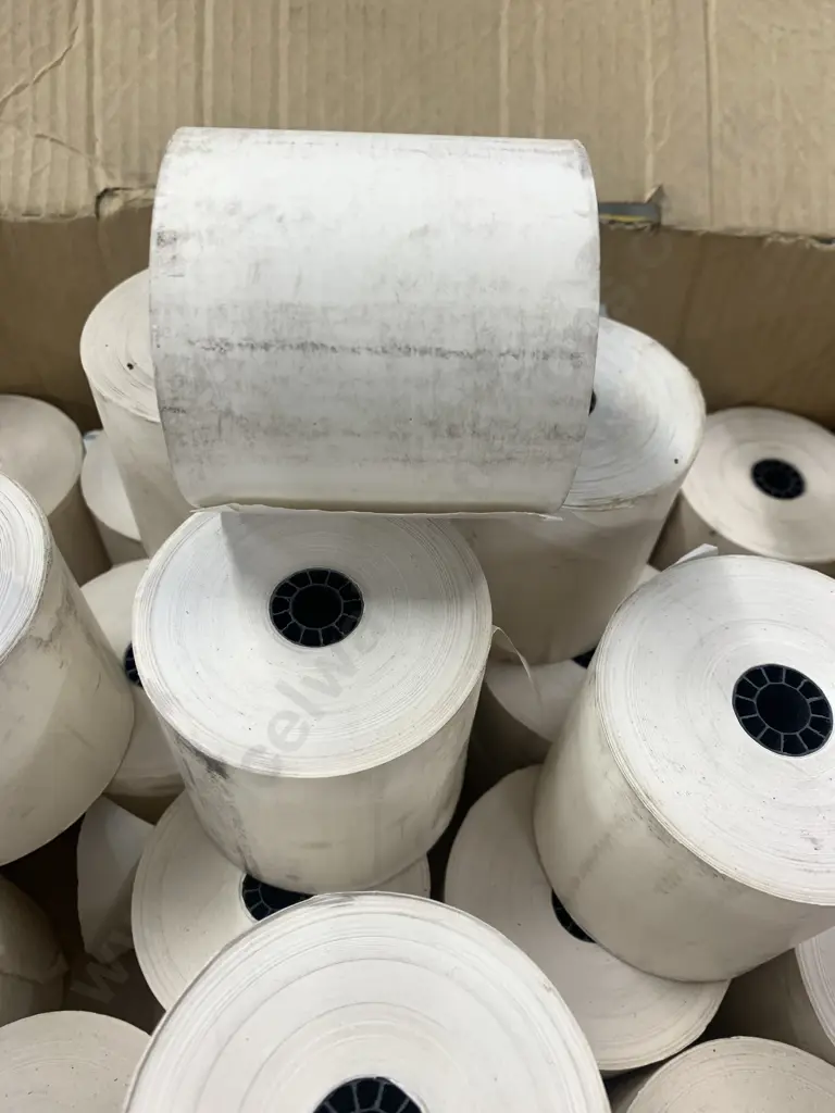 Box of 23 Thermal Rolls 8 x 8cm Image 1++