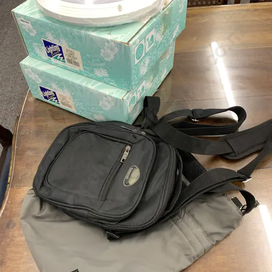 Pair of New Light Fittings, Benzi Multi Pocket Cross Body Shoulder Bag & MOA Dry Bag