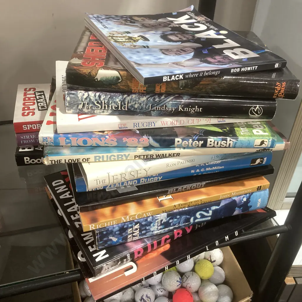 Lot of Rugby Books, The Jersey, Richie, The Shield Etc Image 1++
