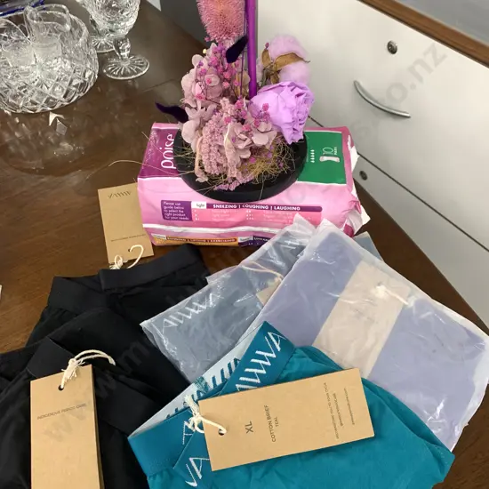 XL Assorted All Day Brief Indicenous PeriodCare Poise Pads & Faux Arrangement