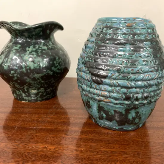 Signed Art Pottery Vases x 2