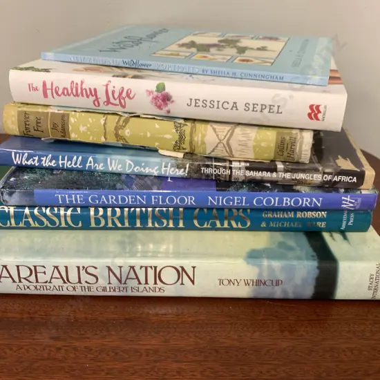 Coffee Table Books, The Garden Floor, Nareaus Nation Etc