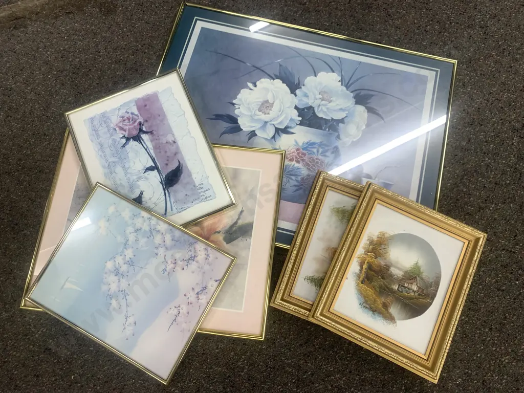 Assortment of Framed Artwork Image 1++