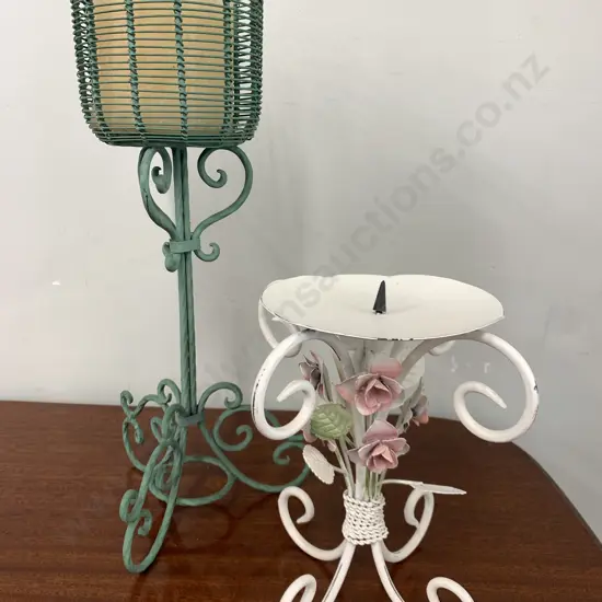 Candle Holders x 2 & Candle