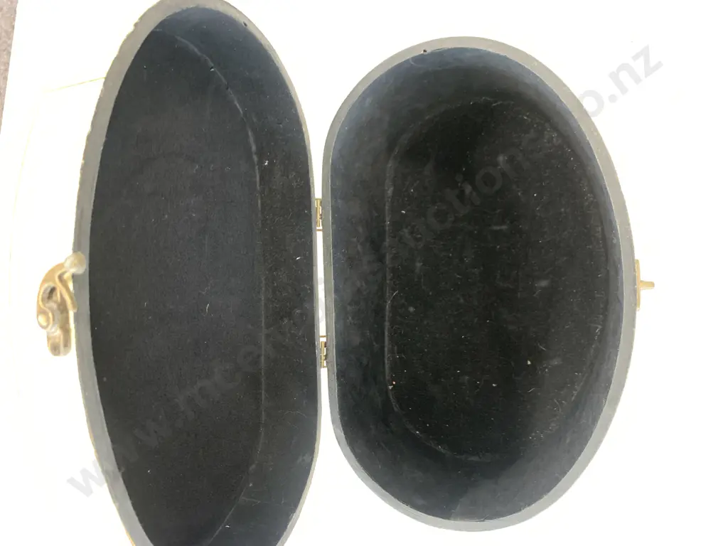 Oval Decorative Storage Box With Teddy Pattern Image 1++
