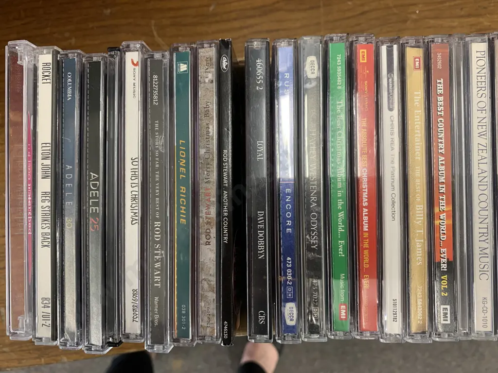 Box of 23 CDs - Christmas, Elton John, Dave Dobbyn, Country Music Etc Image 1++