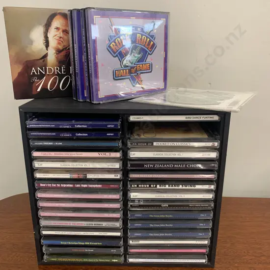CDs & CD Case - Andr'e Rieu, Rock n Roll, Cats, John Rowles Etc