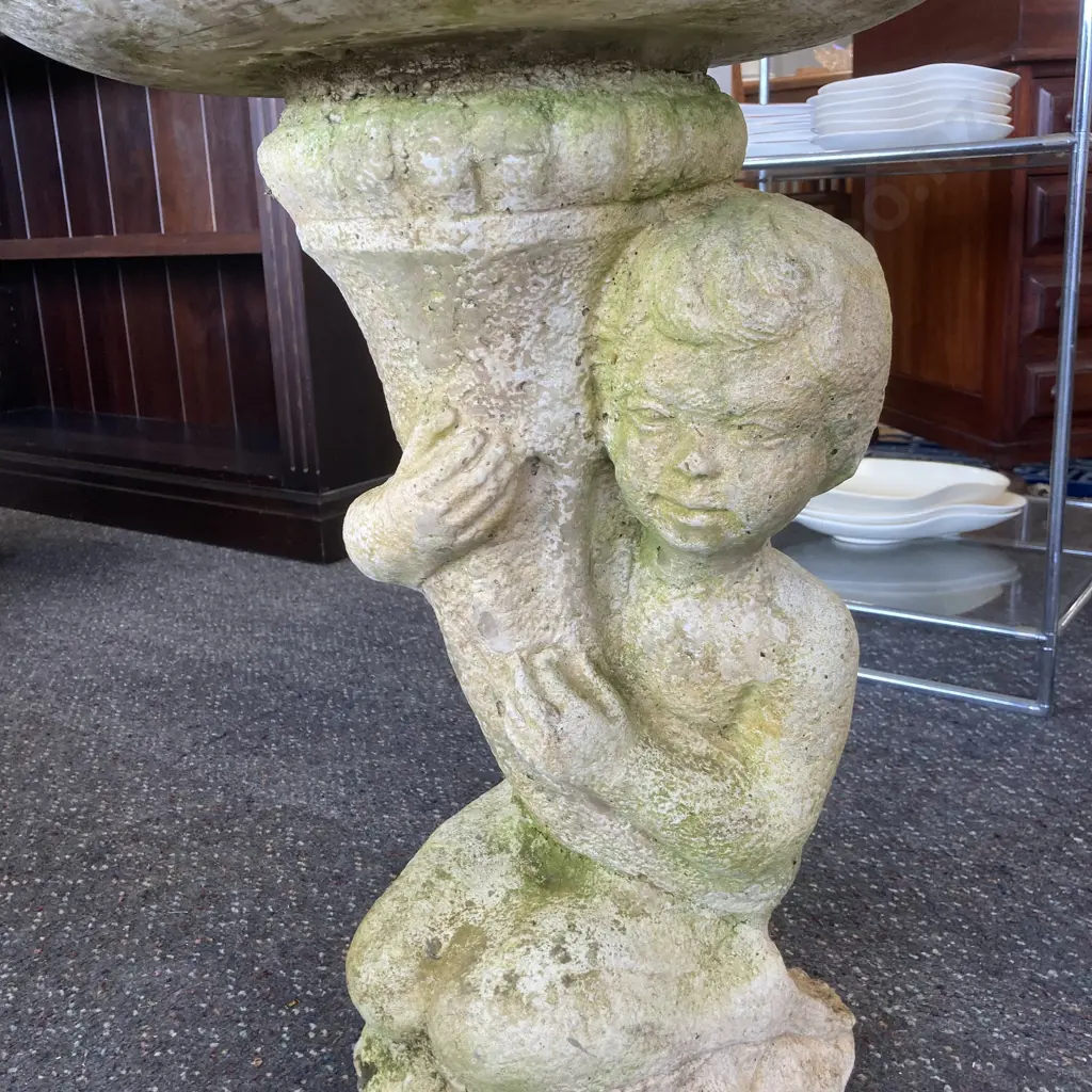 Concrete Bird Bath, 60 x 48cm Image 1++