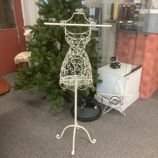 Cream Female Wire Torso, 132 x 55cm