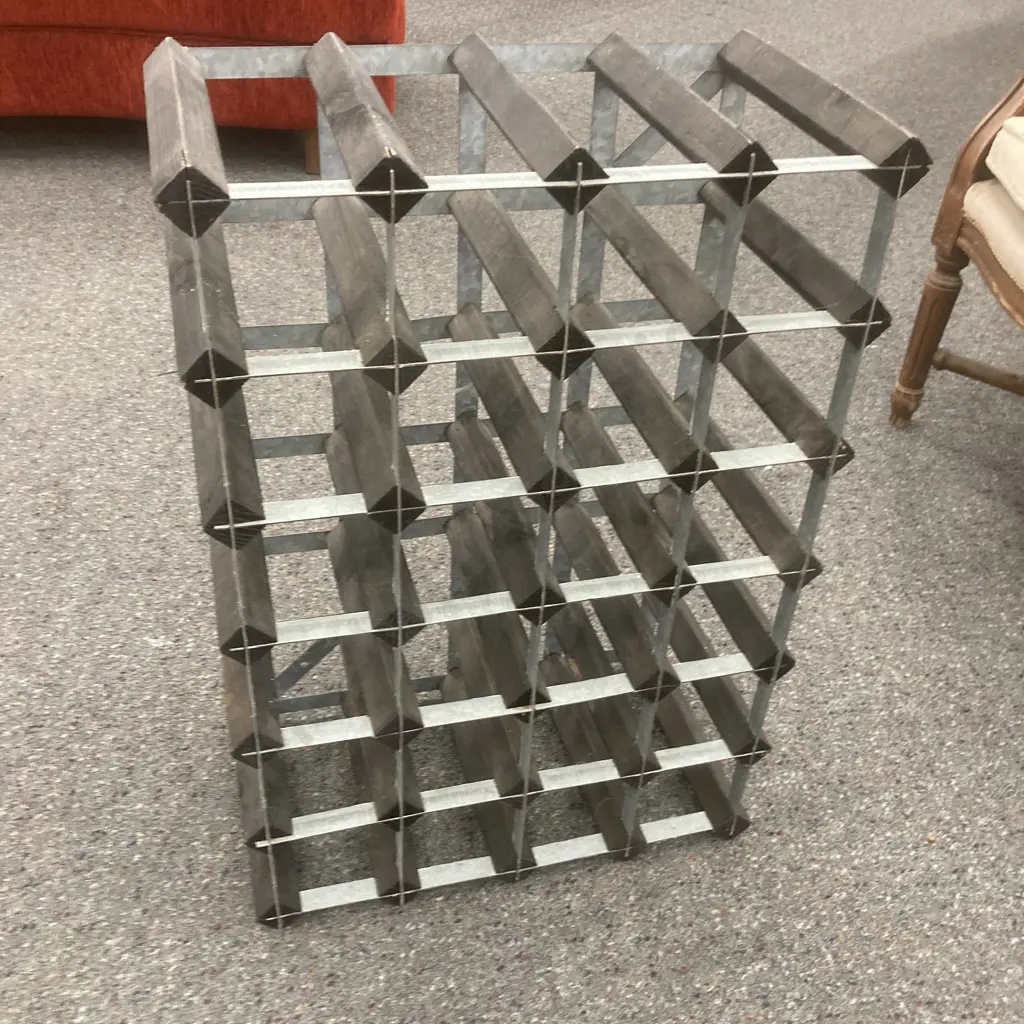 Classic Wine Rack, 24 Bottle Storage, 62 x 42cm Image 1++