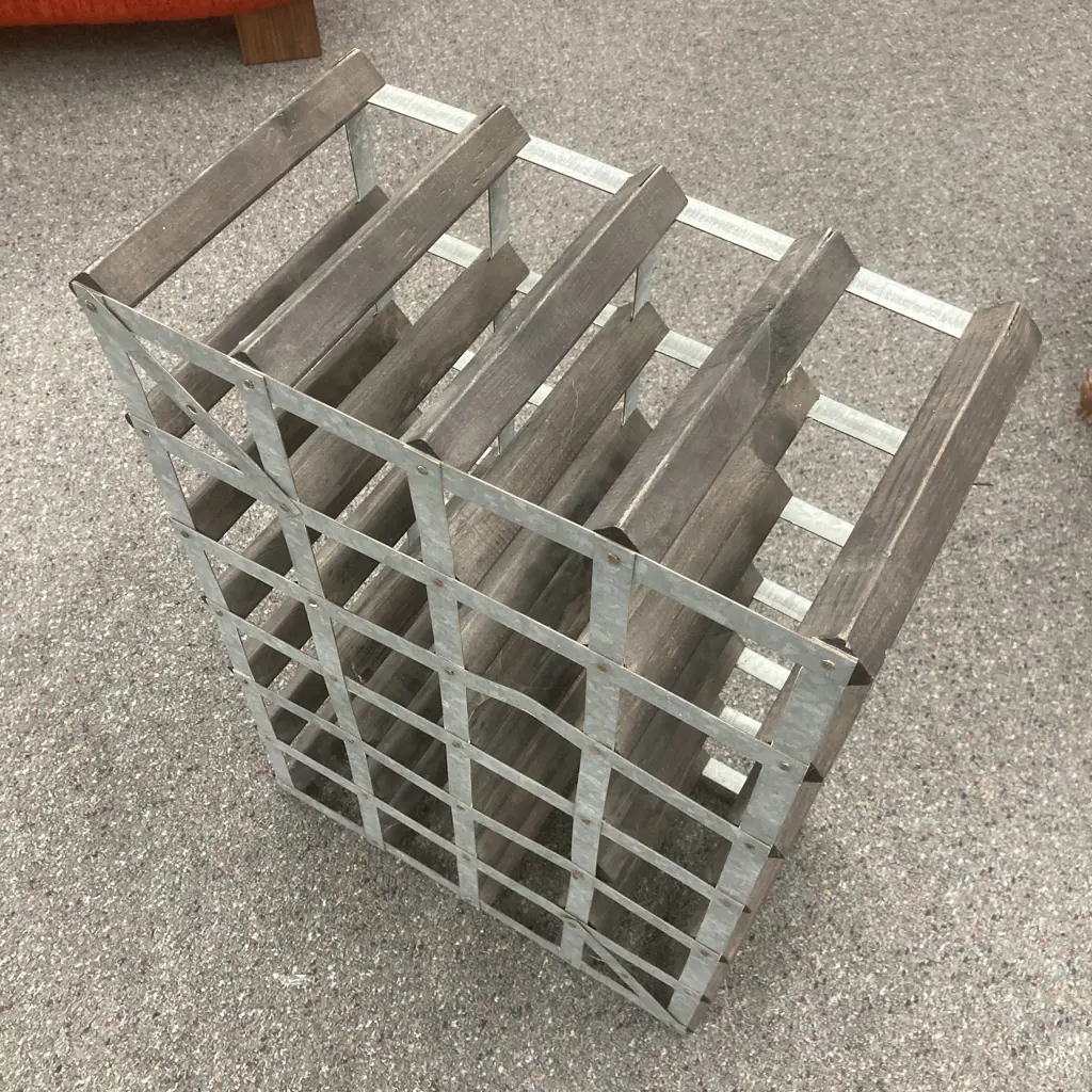 Classic Wine Rack, 24 Bottle Storage, 62 x 42cm Image 1++