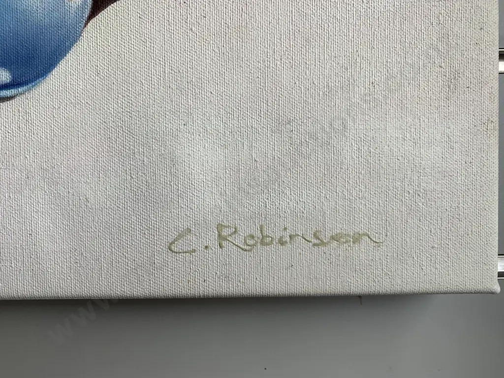 Still Life by C Robinson Picture on Canvas, 40 x 75cm Image 1++