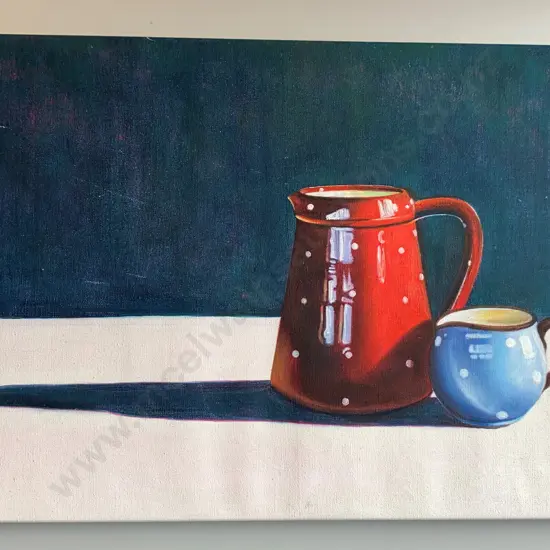 Still Life by C Robinson Picture on Canvas, 40 x 75cm