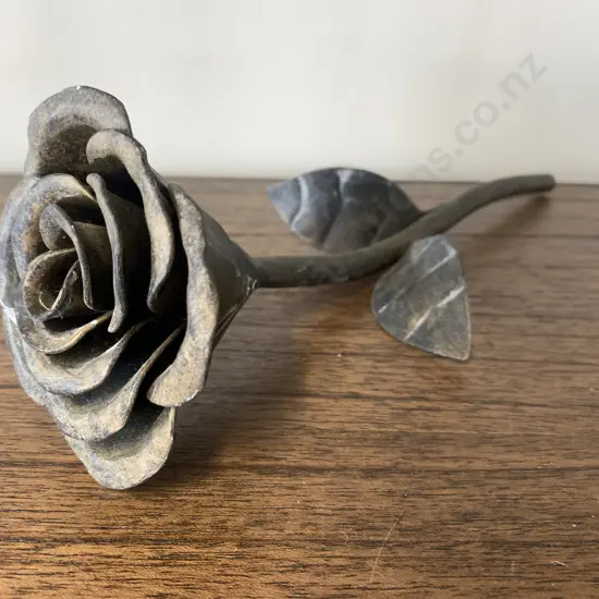 Decorative Brass Rose, L28cm