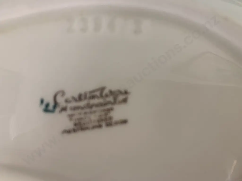 Rare Quirky Art Deco Handpainted Carlton Ware "Wind Swept" Sectioned Serving Dish Pin Dish Etc (af to 1) Image 1++