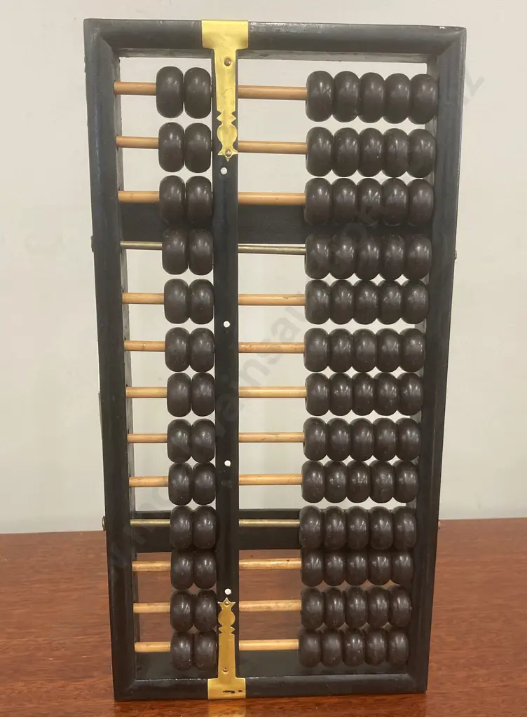 Vintage Flying Eagle Chinese Abacus, Very Good Condition, 35 x 18cm Image 1++