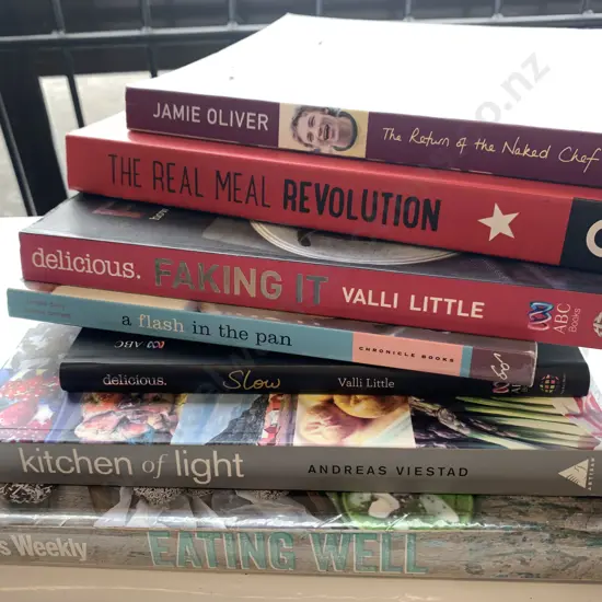 Selection of Recipe Books, Jamie Oliver, Valli Little Etc