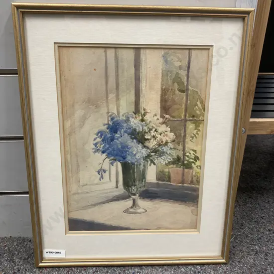Original Watercolour by E.Hartley Mooney 1931 (Artist For Manchester City Council) In a Glazed Gold Frame, 38 x 30.5cm