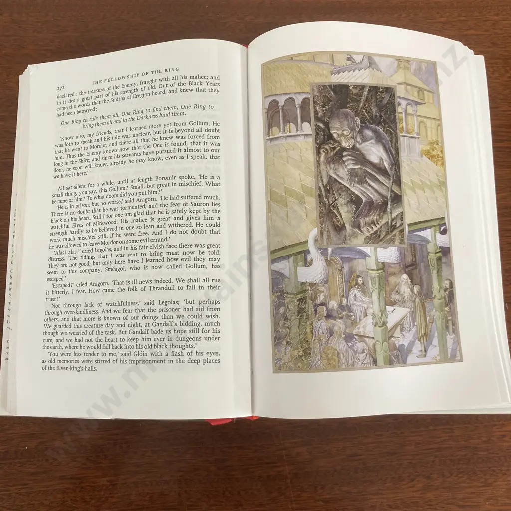 THE LORD OF THE RINGS', J.R.R. Tolkein Illustrated by Alan Lee, HarperCollins 1991, Hardback, Illustrated Edition Image 1++