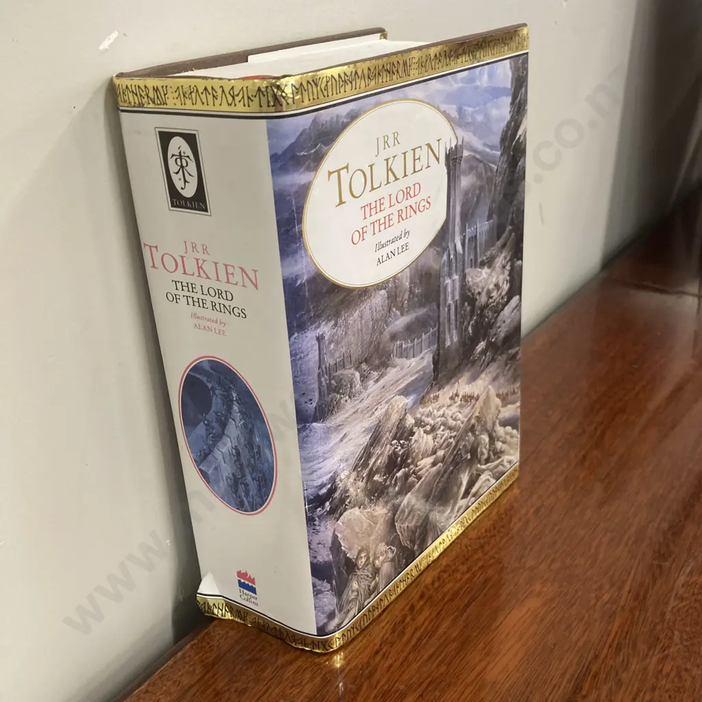THE LORD OF THE RINGS', J.R.R. Tolkein Illustrated by Alan Lee, HarperCollins 1991, Hardback, Illustrated Edition Image 1++