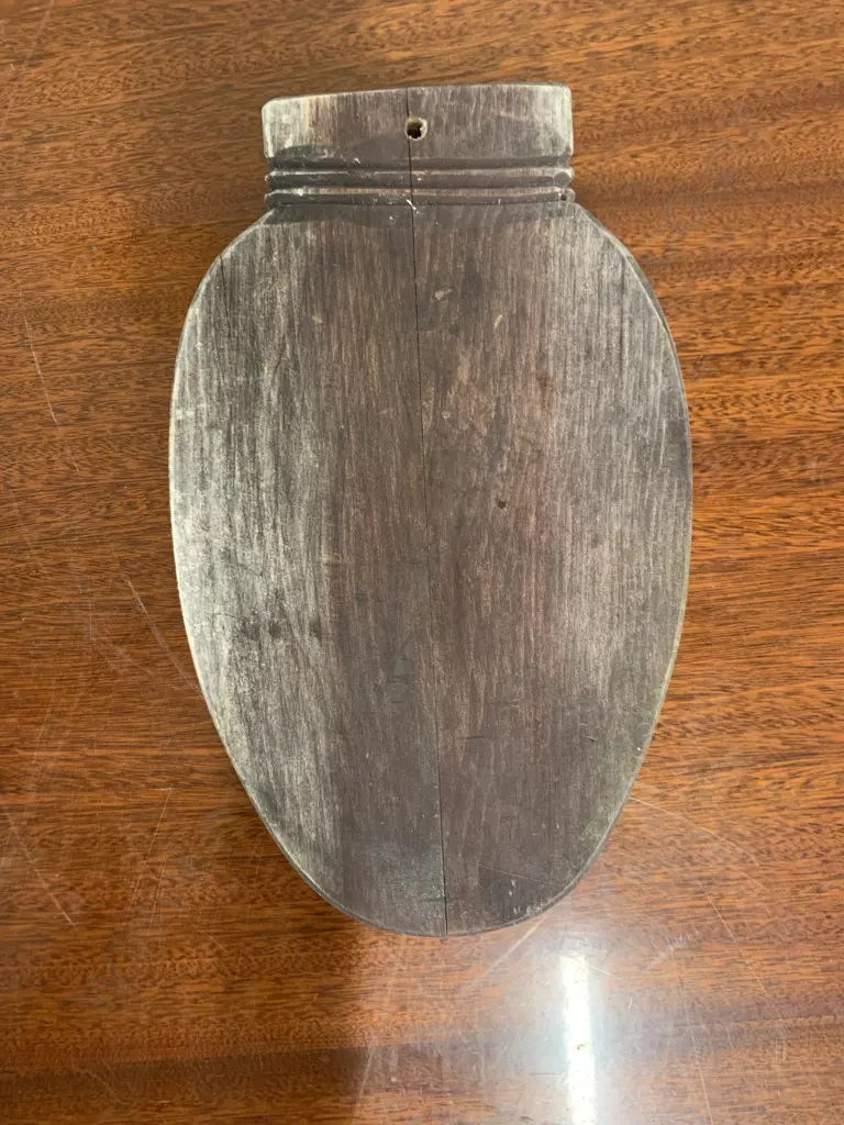 Hand Carved Wall Plaque, 30 x 19cm Image 1++