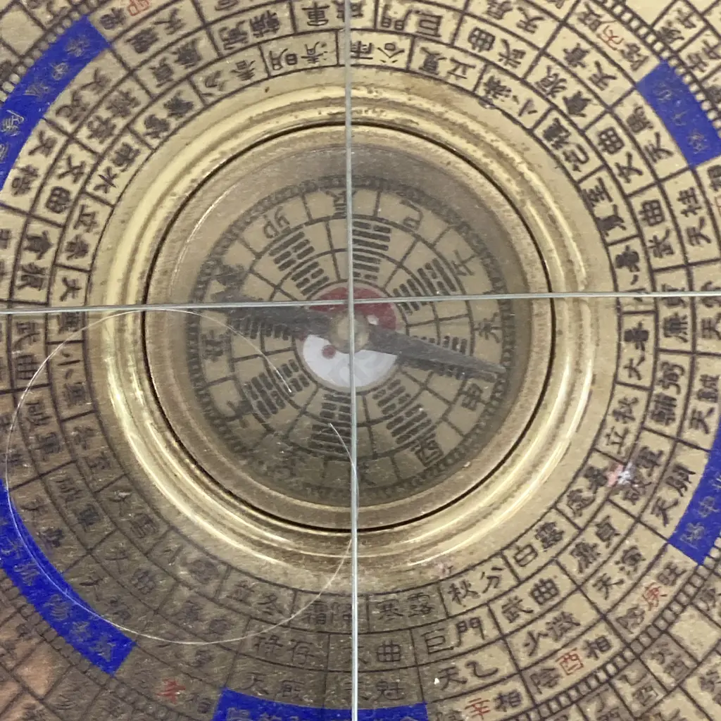 Vintage Vanbo Feng Shui Luo Pan (Chinese Compass) 24 x 24cm Image 1++
