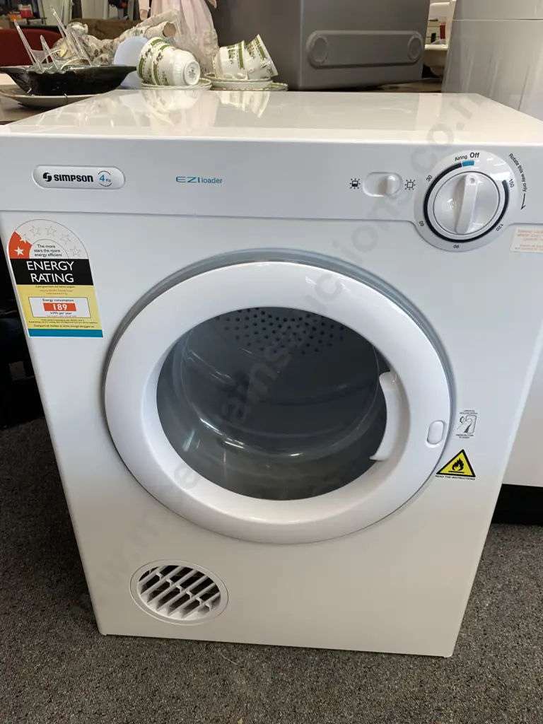 Simpson 4Kg Ezi Loader Dryer, Model 5DV401 Image 1++