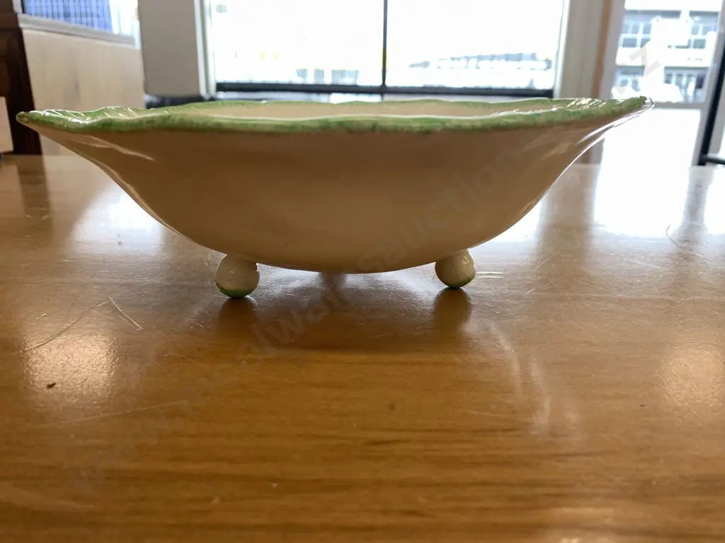 Vintage Fancy-Fayre Footed Salad Strawberry Bowl Image 1++