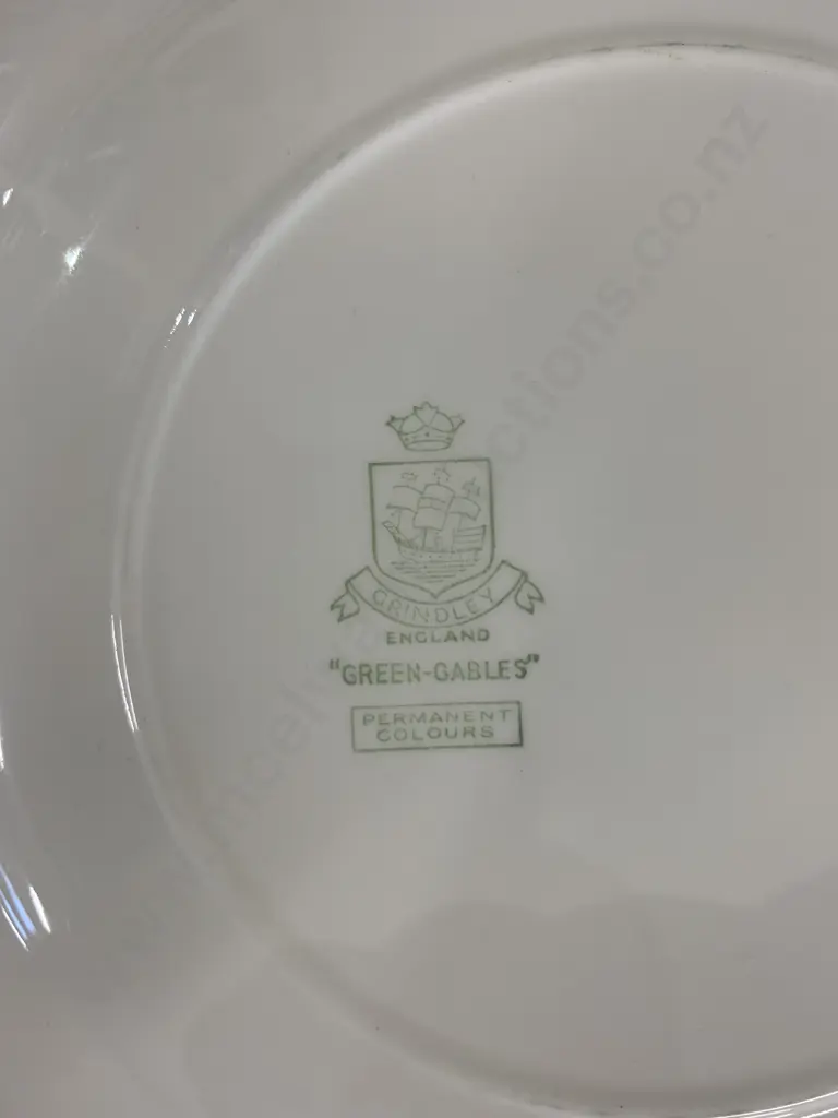 Rare Vintage Grindley "Green Gables" Dinnerware  Image 1++