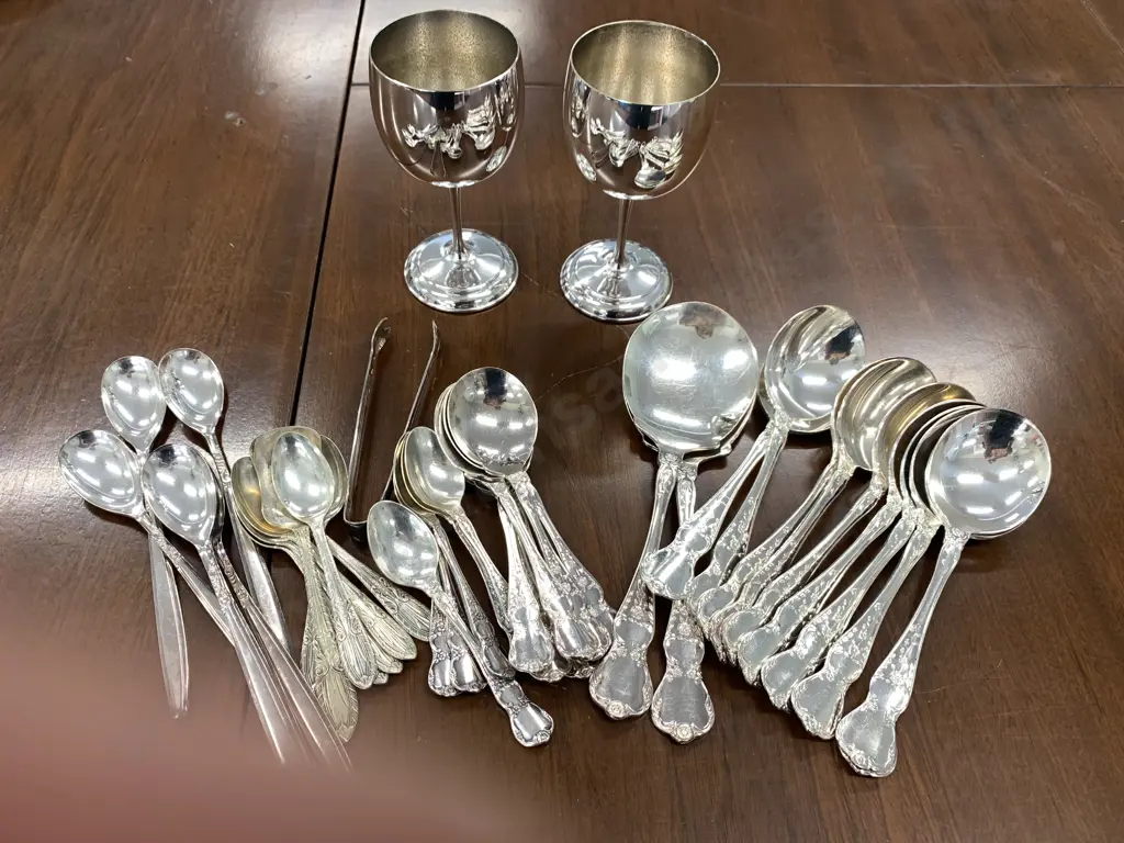 Assortment Of Silverware Including Rodd, Camille, Ballerina Etc Image 1++