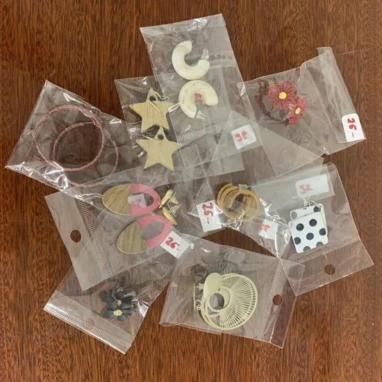 Selection of 9 Costume Jewellery Earrings New In Packets