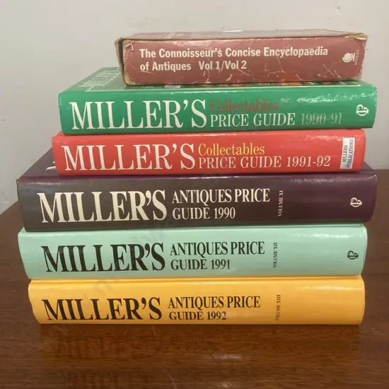 Millers Collectables Price Guides & Antiques Price Guides 1990-92, Connoisseurs Concise Encyclopedia of Antiques Vol 1&2