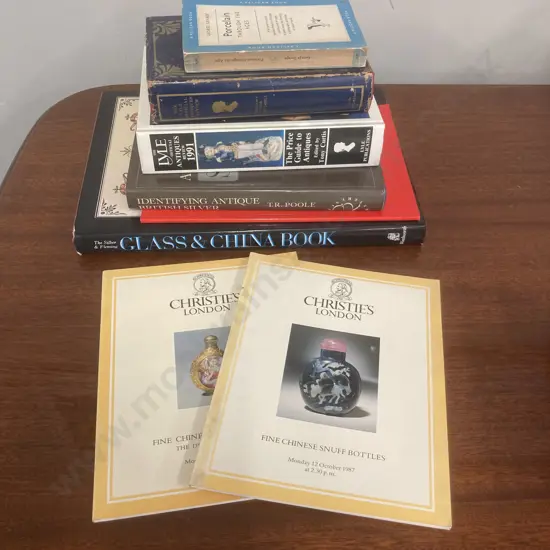 Lyle Antiques Reviews, Identifying British Silver, Christies Catalogues, Glass & China Books, Goldsmiths Review Etc