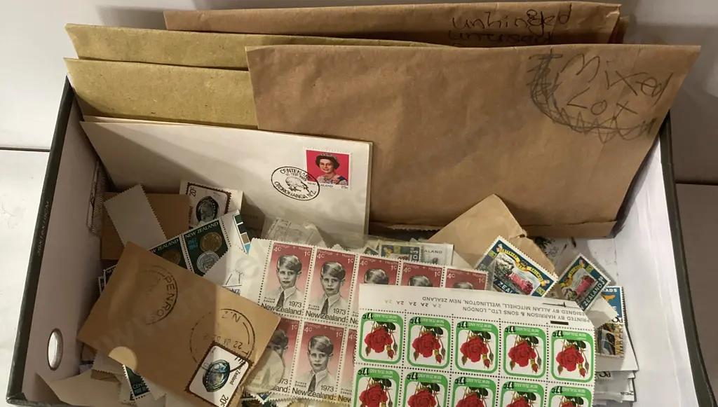 Box Lot  Assorted Stamps, Centenary Of Railways, Prince Edward Mini Sheet Etc Image 1++