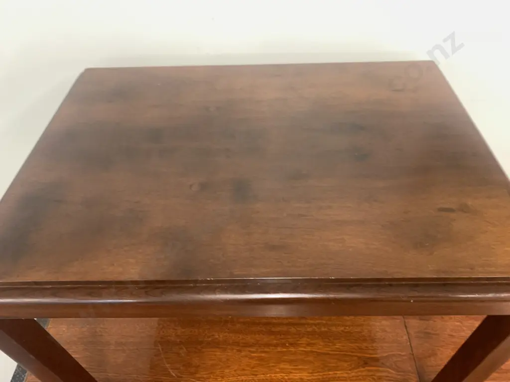 Vintage Wooden Dark Stained Rectangular Occasional Table H47cm,W73cm, D53cm. Image 1++
