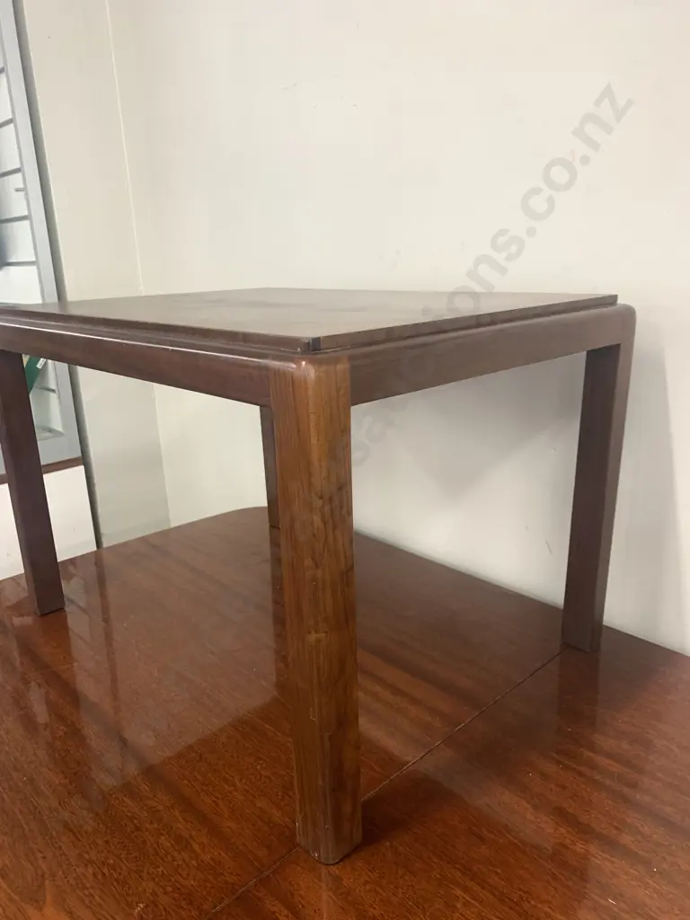 Vintage Wooden Dark Stained Rectangular Occasional Table H47cm,W73cm, D53cm. Image 1++