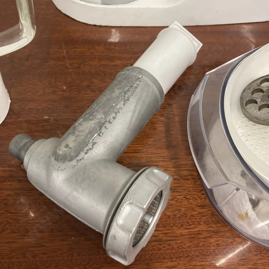 Vintage Kenwood Chef Mixer, Bowl, Liquidiser / Blender, Juicer, Mincer Which Is Incomplete, Model A701A Image 1++
