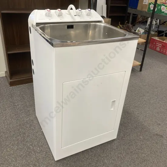 Robinhood Supertub With Waste & Taps, H89.5cm at Front, W55.8 D56cm