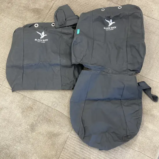 Black Duck Seat Covers & Head Rest Covers