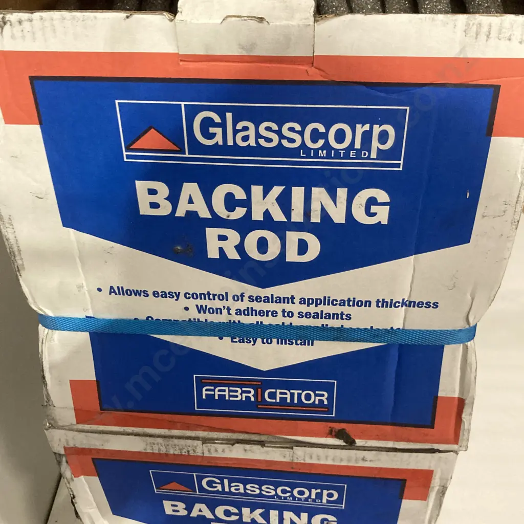 Glasscorp TR21 Backing Rod - 15mm, 4 x Boxes of 50m Rolls Image 1++