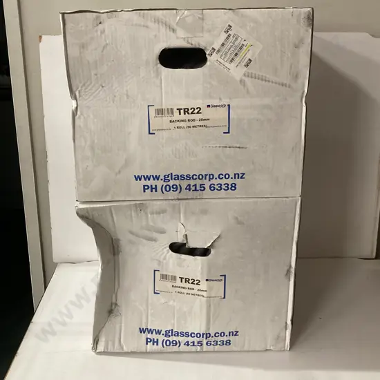 Glasscorp TR22 Backing Rod - 20mm, 2 x Boxes of 50m Rolls