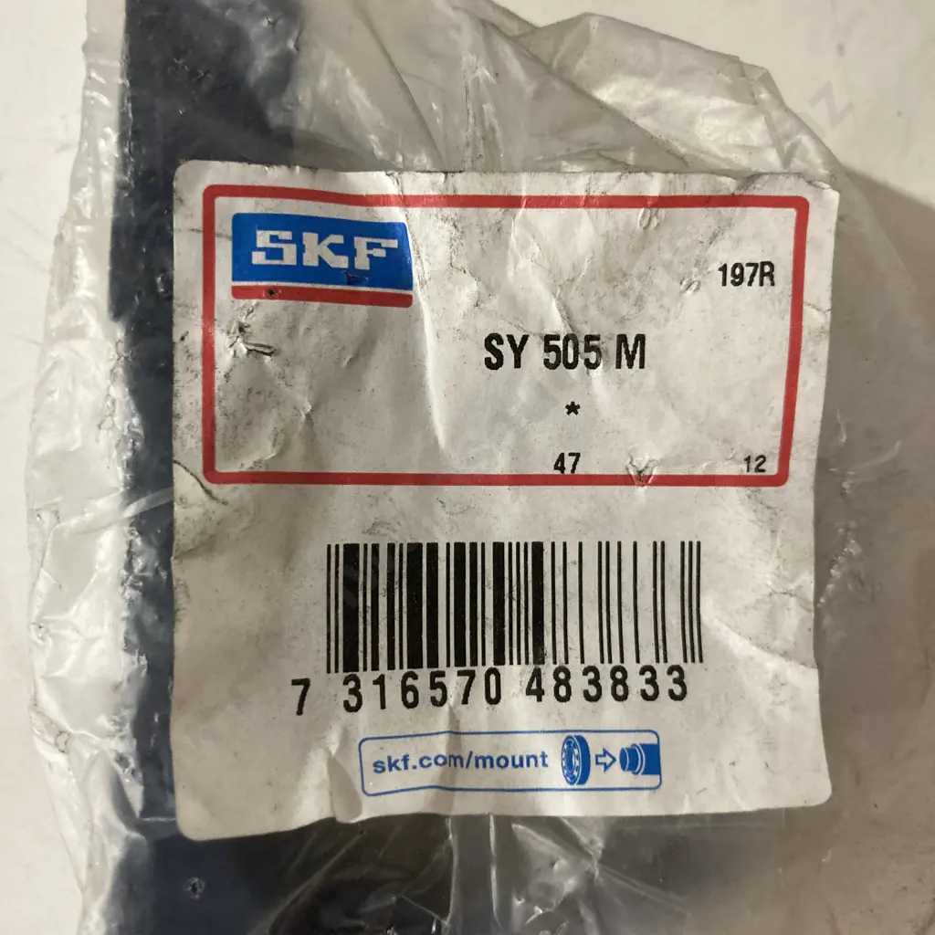 Lot of 5 New SKF SY 505 M Pillow Block Housing For Insert Bearings, Cast Iron, ISO standards Image 1++