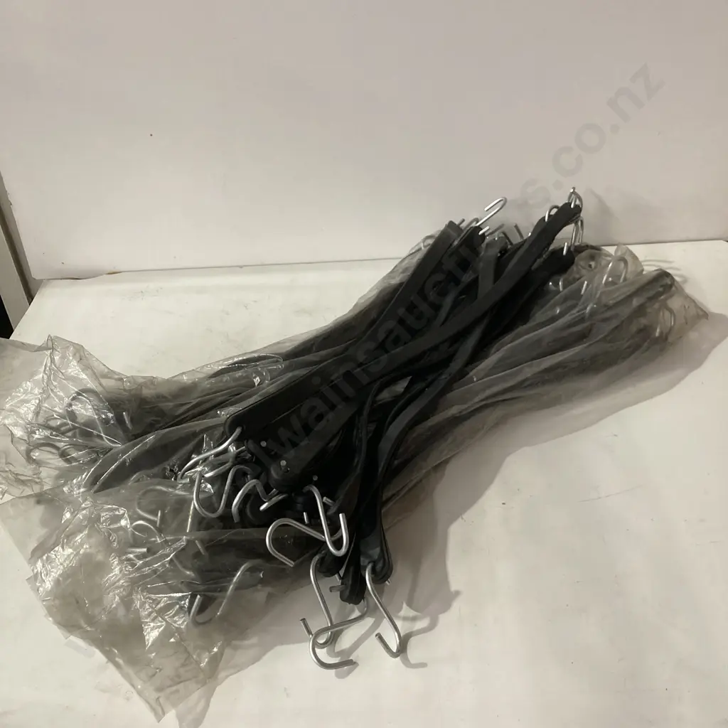 Lot of 40 x New 21 Inch Silverline Elite EPDM Tarp Ties Made In USA Image 1++